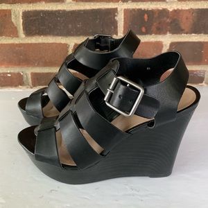 Nine West platform wedge sandals